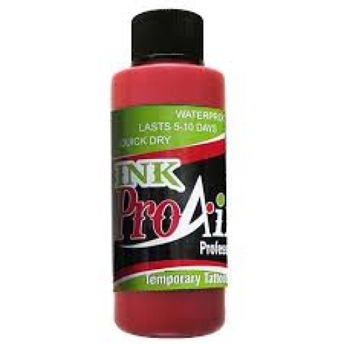 ProAiir Temp Tattoo Ink Lipstick Red 2OZ (INK LIPSTICK RED 2OZ)